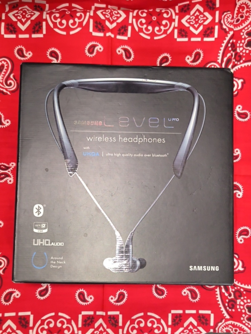 Samsung Level U Pro Wireless Headphones EO-BN920 Wrap Around Audio Headset